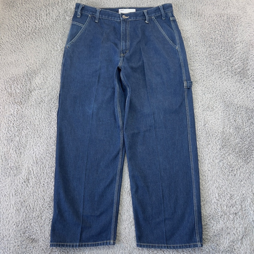 Vintage Levis‎ Carpenter Jeans Mens 36x30 Medium Wash Blue 539 Wide Leg Y2K